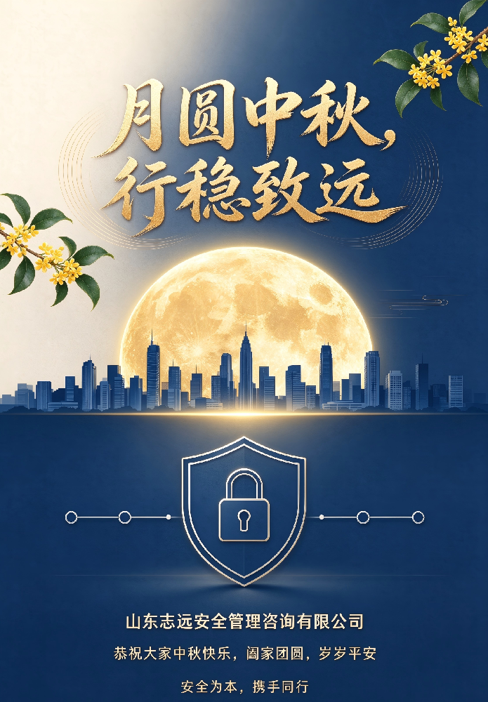 月满中秋守平安，携手同行共致远